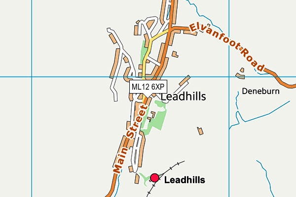 ML12 6XP map - OS VectorMap District (Ordnance Survey) ML12 6XP map - OS VectorMap District (Ordnance Survey)