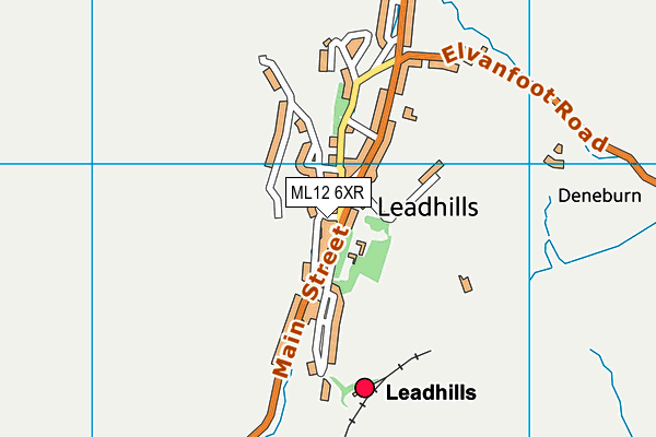 ML12 6XR map - OS VectorMap District (Ordnance Survey) ML12 6XR map - OS VectorMap District (Ordnance Survey)