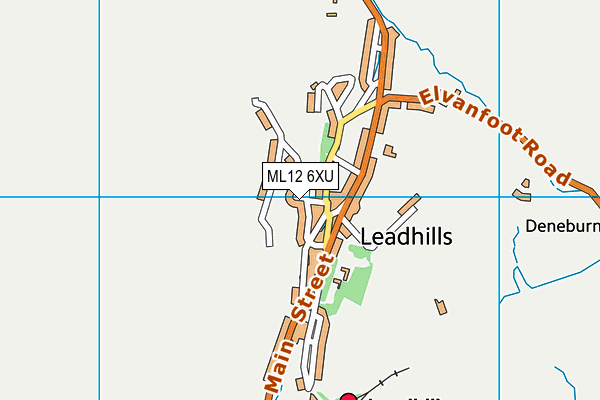 ML12 6XU map - OS VectorMap District (Ordnance Survey) ML12 6XU map - OS VectorMap District (Ordnance Survey)