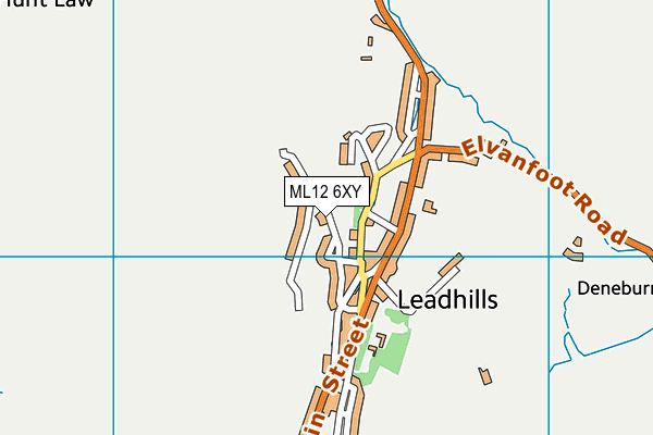ML12 6XY map - OS VectorMap District (Ordnance Survey) ML12 6XY map - OS VectorMap District (Ordnance Survey)