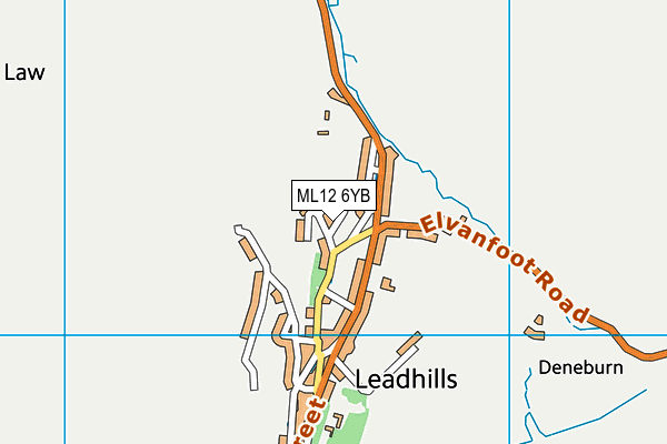 ML12 6YB map - OS VectorMap District (Ordnance Survey) ML12 6YB map - OS VectorMap District (Ordnance Survey)