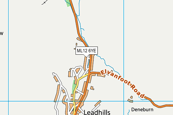 ML12 6YE map - OS VectorMap District (Ordnance Survey) ML12 6YE map - OS VectorMap District (Ordnance Survey)