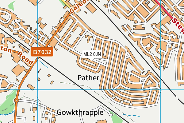 ML2 0JN map - OS VectorMap District (Ordnance Survey)