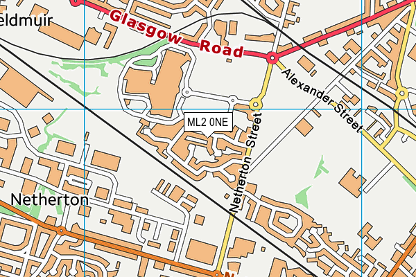 ML2 0NE map - OS VectorMap District (Ordnance Survey) ML2 0NE map - OS VectorMap District (Ordnance Survey)