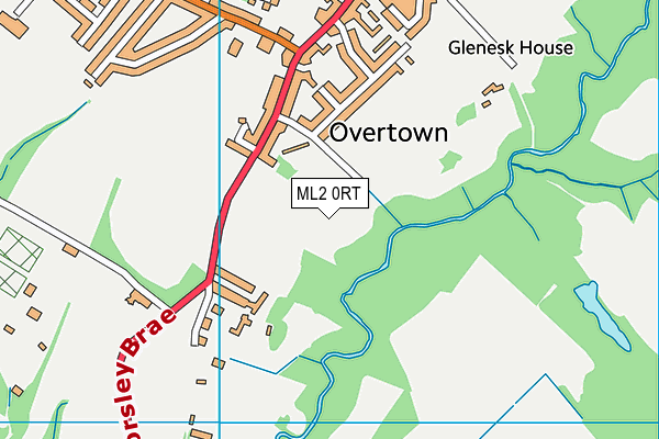 ML2 0RT map - OS VectorMap District (Ordnance Survey) ML2 0RT map - OS VectorMap District (Ordnance Survey)