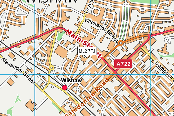 ML2 7FJ map - OS VectorMap District (Ordnance Survey) ML2 7FJ map - OS VectorMap District (Ordnance Survey)