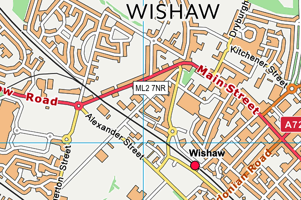 ML2 7NR map - OS VectorMap District (Ordnance Survey) ML2 7NR map - OS VectorMap District (Ordnance Survey)
