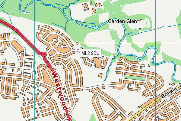 ML2 9DU map - OS VectorMap District (Ordnance Survey) ML2 9DU map - OS VectorMap District (Ordnance Survey)