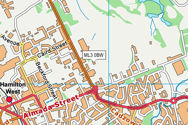 ML3 0BW map - OS VectorMap District (Ordnance Survey) ML3 0BW map - OS VectorMap District (Ordnance Survey)