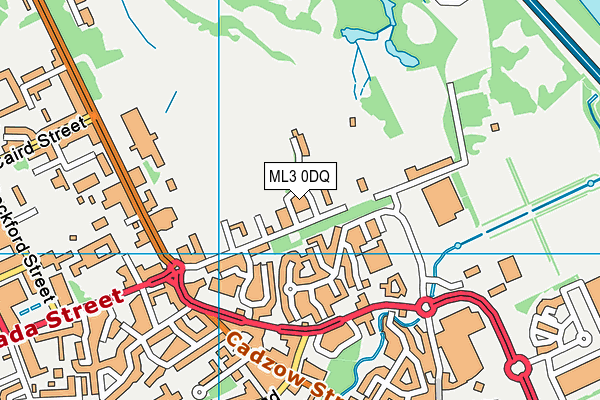 ML3 0DQ map - OS VectorMap District (Ordnance Survey) ML3 0DQ map - OS VectorMap District (Ordnance Survey)