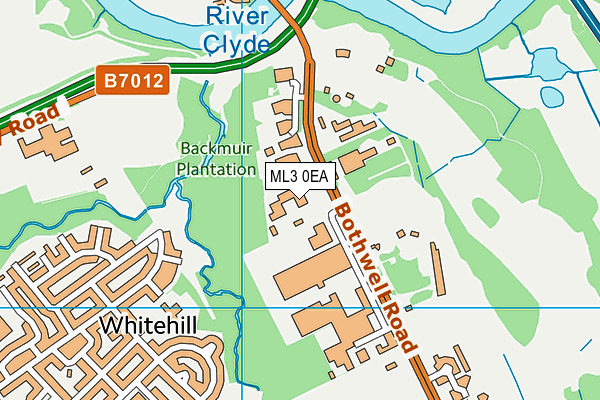 ML3 0EA map - OS VectorMap District (Ordnance Survey) ML3 0EA map - OS VectorMap District (Ordnance Survey)