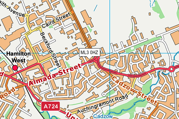 ML3 0HZ map - OS VectorMap District (Ordnance Survey) ML3 0HZ map - OS VectorMap District (Ordnance Survey)