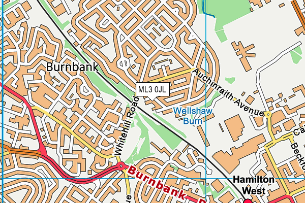 ML3 0JL map - OS VectorMap District (Ordnance Survey) ML3 0JL map - OS VectorMap District (Ordnance Survey)