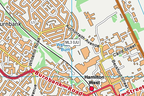 ML3 0JU map - OS VectorMap District (Ordnance Survey) ML3 0JU map - OS VectorMap District (Ordnance Survey)