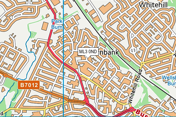 ML3 0ND map - OS VectorMap District (Ordnance Survey) ML3 0ND map - OS VectorMap District (Ordnance Survey)