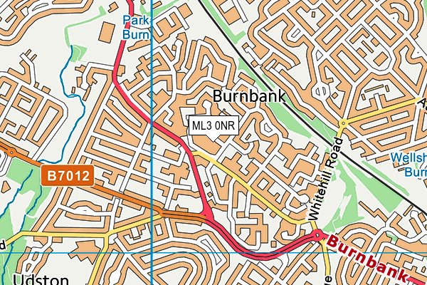 ML3 0NR map - OS VectorMap District (Ordnance Survey) ML3 0NR map - OS VectorMap District (Ordnance Survey)