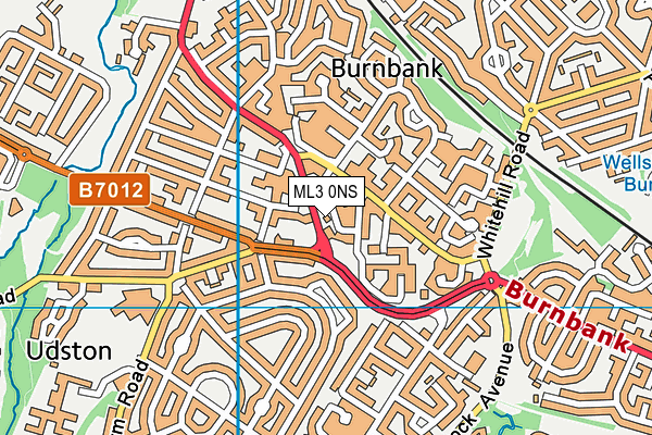 ML3 0NS map - OS VectorMap District (Ordnance Survey) ML3 0NS map - OS VectorMap District (Ordnance Survey)
