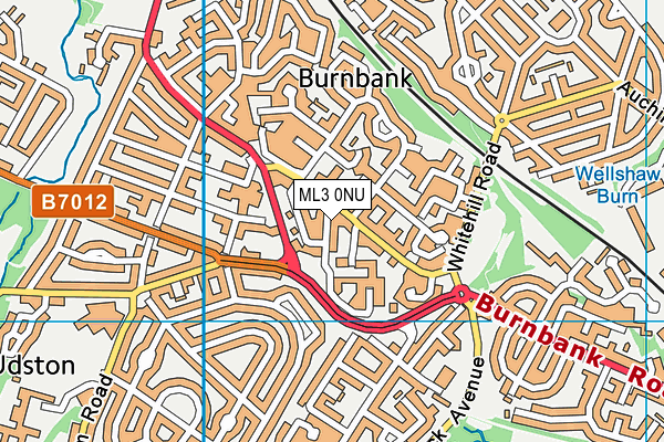 ML3 0NU map - OS VectorMap District (Ordnance Survey) ML3 0NU map - OS VectorMap District (Ordnance Survey)