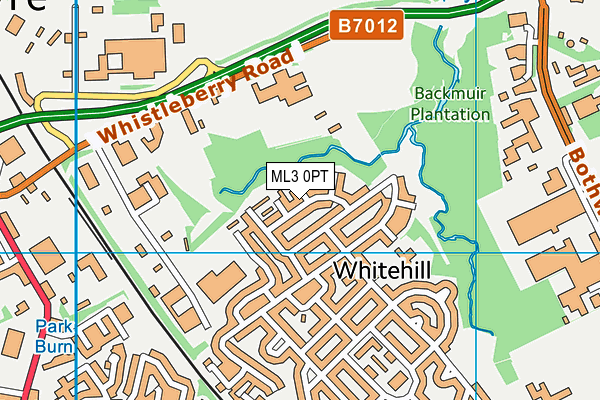 ML3 0PT map - OS VectorMap District (Ordnance Survey) ML3 0PT map - OS VectorMap District (Ordnance Survey)