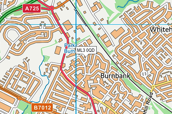 ML3 0QD map - OS VectorMap District (Ordnance Survey) ML3 0QD map - OS VectorMap District (Ordnance Survey)