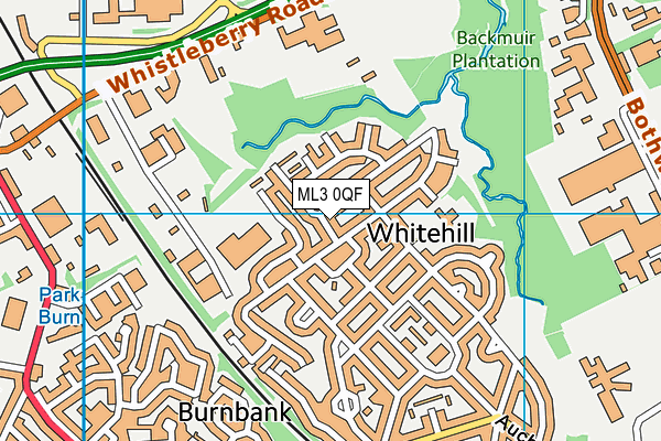ML3 0QF map - OS VectorMap District (Ordnance Survey) ML3 0QF map - OS VectorMap District (Ordnance Survey)