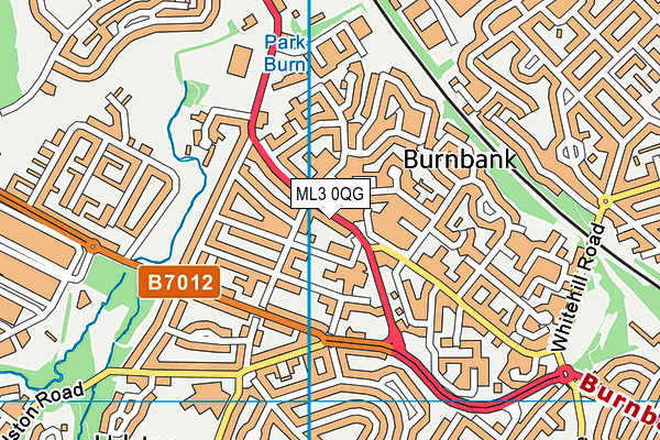 ML3 0QG map - OS VectorMap District (Ordnance Survey) ML3 0QG map - OS VectorMap District (Ordnance Survey)
