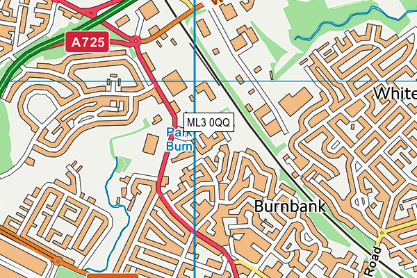 ML3 0QQ map - OS VectorMap District (Ordnance Survey)
