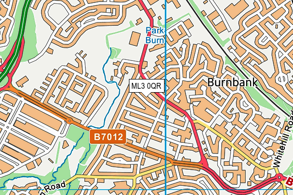 ML3 0QR map - OS VectorMap District (Ordnance Survey) ML3 0QR map - OS VectorMap District (Ordnance Survey)
