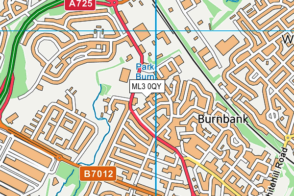 ML3 0QY map - OS VectorMap District (Ordnance Survey) ML3 0QY map - OS VectorMap District (Ordnance Survey)