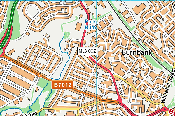 ML3 0QZ map - OS VectorMap District (Ordnance Survey) ML3 0QZ map - OS VectorMap District (Ordnance Survey)