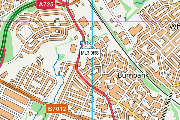 ML3 0RS map - OS VectorMap District (Ordnance Survey) ML3 0RS map - OS VectorMap District (Ordnance Survey)