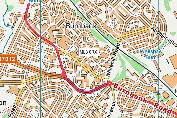 ML3 0RX map - OS VectorMap District (Ordnance Survey) ML3 0RX map - OS VectorMap District (Ordnance Survey)