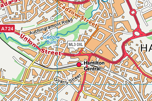 ML3 0XL map - OS VectorMap District (Ordnance Survey) ML3 0XL map - OS VectorMap District (Ordnance Survey)