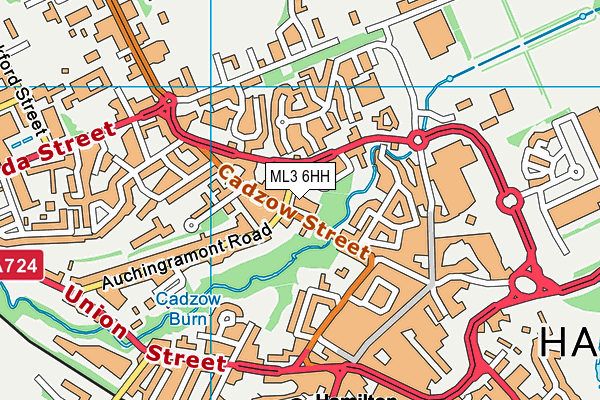 ML3 6HH map - OS VectorMap District (Ordnance Survey) ML3 6HH map - OS VectorMap District (Ordnance Survey)