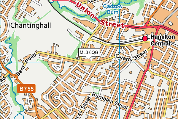 ML3 6QG map - OS VectorMap District (Ordnance Survey) ML3 6QG map - OS VectorMap District (Ordnance Survey)