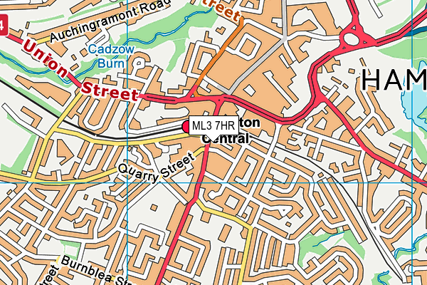 ML3 7HR map - OS VectorMap District (Ordnance Survey) ML3 7HR map - OS VectorMap District (Ordnance Survey)