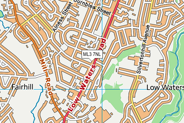 ML3 7NL map - OS VectorMap District (Ordnance Survey) ML3 7NL map - OS VectorMap District (Ordnance Survey)