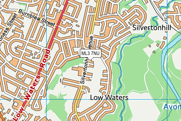 ML3 7NU map - OS VectorMap District (Ordnance Survey) ML3 7NU map - OS VectorMap District (Ordnance Survey)
