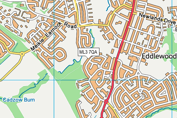 ML3 7QA map - OS VectorMap District (Ordnance Survey) ML3 7QA map - OS VectorMap District (Ordnance Survey)