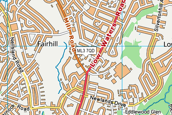 ML3 7QD map - OS VectorMap District (Ordnance Survey) ML3 7QD map - OS VectorMap District (Ordnance Survey)