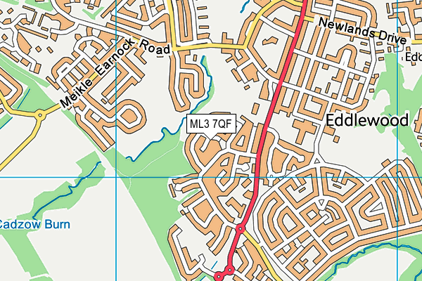 ML3 7QF map - OS VectorMap District (Ordnance Survey) ML3 7QF map - OS VectorMap District (Ordnance Survey)