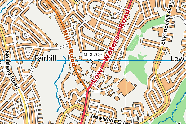 ML3 7QP map - OS VectorMap District (Ordnance Survey) ML3 7QP map - OS VectorMap District (Ordnance Survey)
