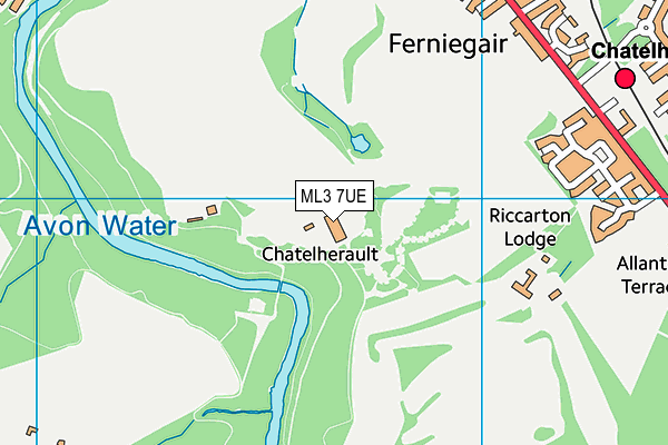 ML3 7UE map - OS VectorMap District (Ordnance Survey) ML3 7UE map - OS VectorMap District (Ordnance Survey)