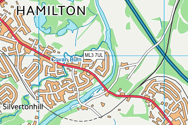 ML3 7UL map - OS VectorMap District (Ordnance Survey) ML3 7UL map - OS VectorMap District (Ordnance Survey)