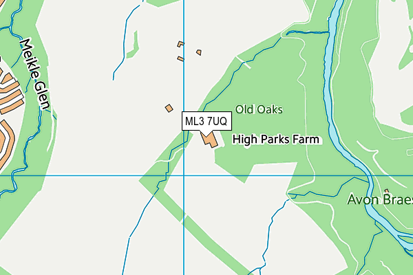 ML3 7UQ map - OS VectorMap District (Ordnance Survey) ML3 7UQ map - OS VectorMap District (Ordnance Survey)