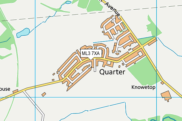 ML3 7XA map - OS VectorMap District (Ordnance Survey) ML3 7XA map - OS VectorMap District (Ordnance Survey)