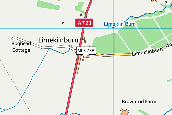 ML3 7XB map - OS VectorMap District (Ordnance Survey) ML3 7XB map - OS VectorMap District (Ordnance Survey)