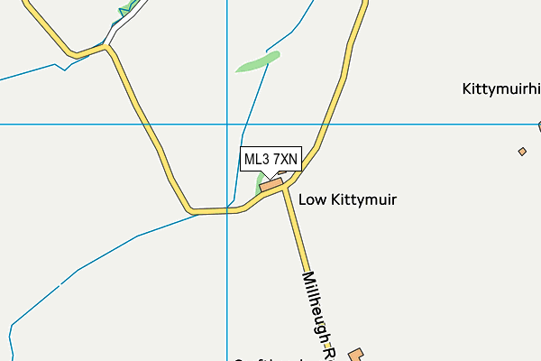 ML3 7XN map - OS VectorMap District (Ordnance Survey) ML3 7XN map - OS VectorMap District (Ordnance Survey)