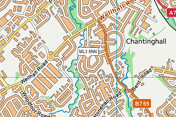 ML3 8NN map - OS VectorMap District (Ordnance Survey)
