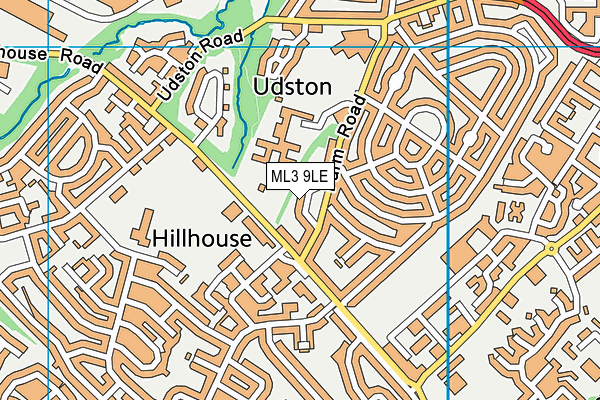 ML3 9LE map - OS VectorMap District (Ordnance Survey) ML3 9LE map - OS VectorMap District (Ordnance Survey)